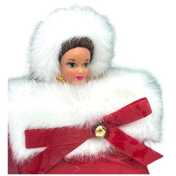 Disney Holiday Stocking Princess Belle Doll In Red Christmas Stocking By Avon - Picture 5 of 9